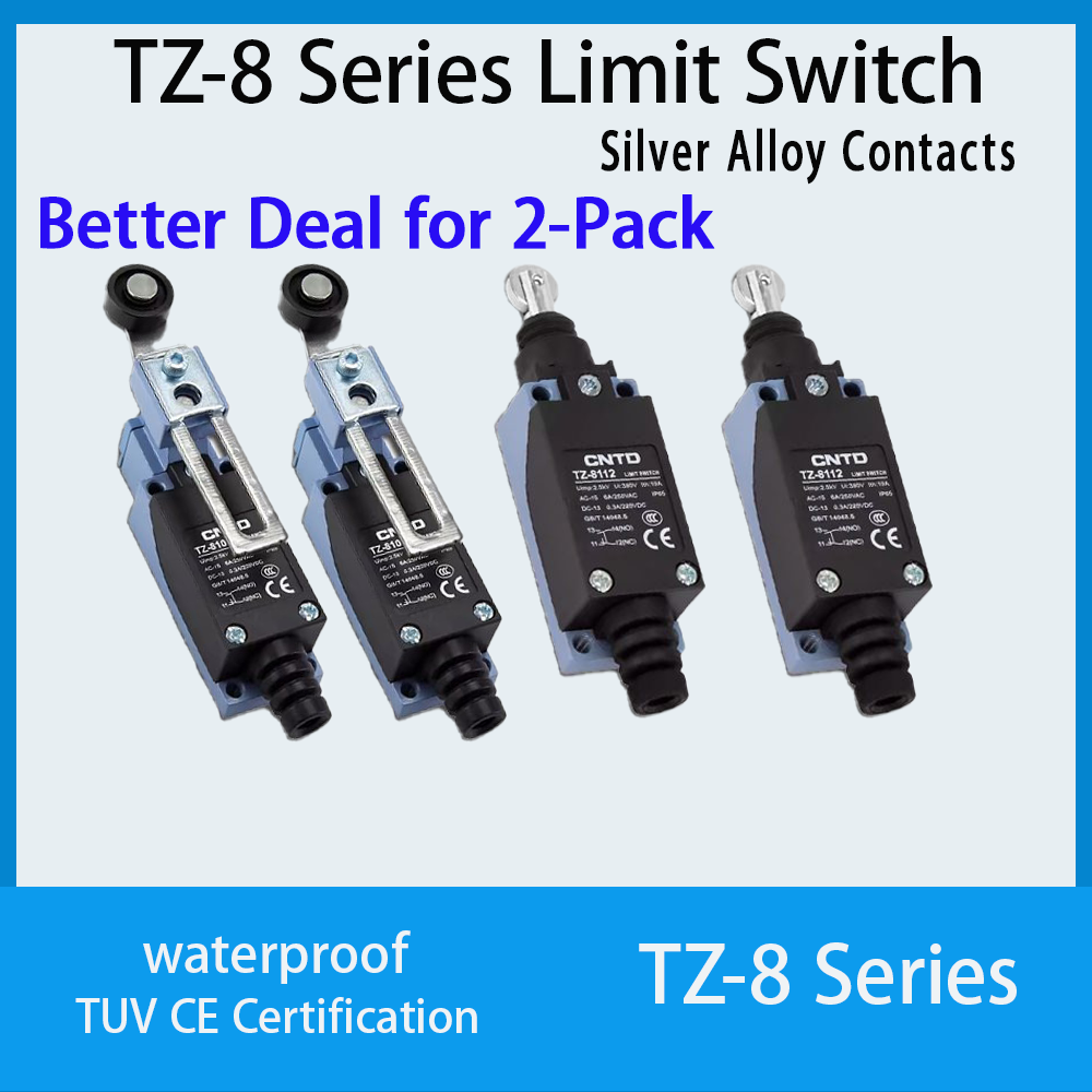Limit Switch - 2Pcs CNTD TZ‑8 Series Micro Limit