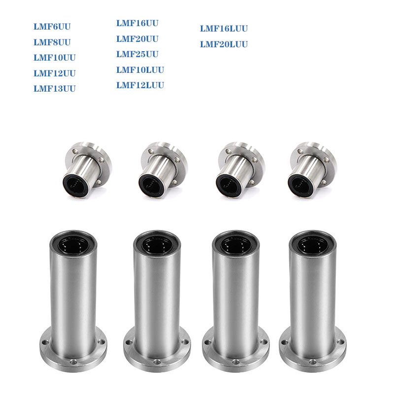 Lm8Uu Bearing - 4pcs/Pack Lmf8uu Lmf10uu Lmf6uu Lm12uu Lm8luu