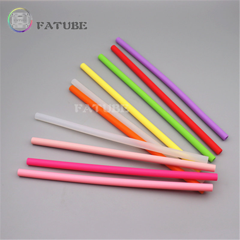 10PCS Fatube Silicone Straw Cu - Coupling 8Mm recension och pris
