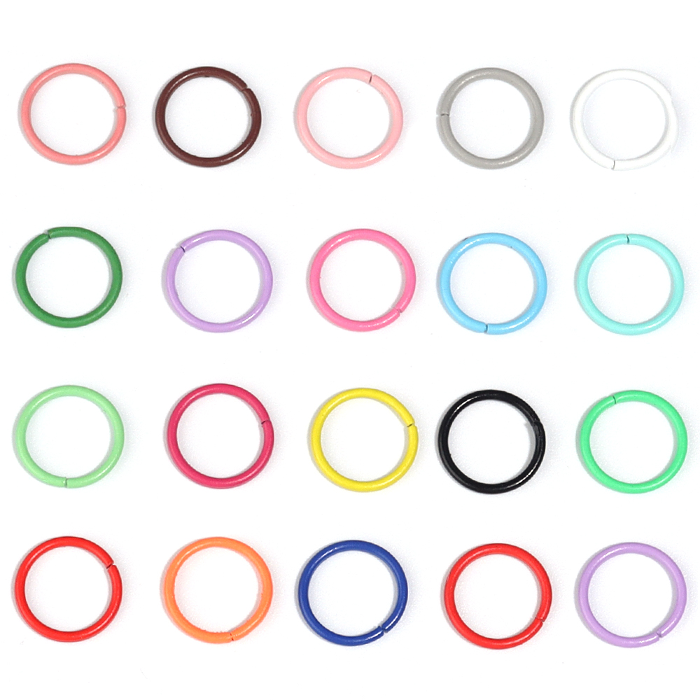 50pcs 8/10mm Iron Split Ring O - Coupling 8Mm recension och pris