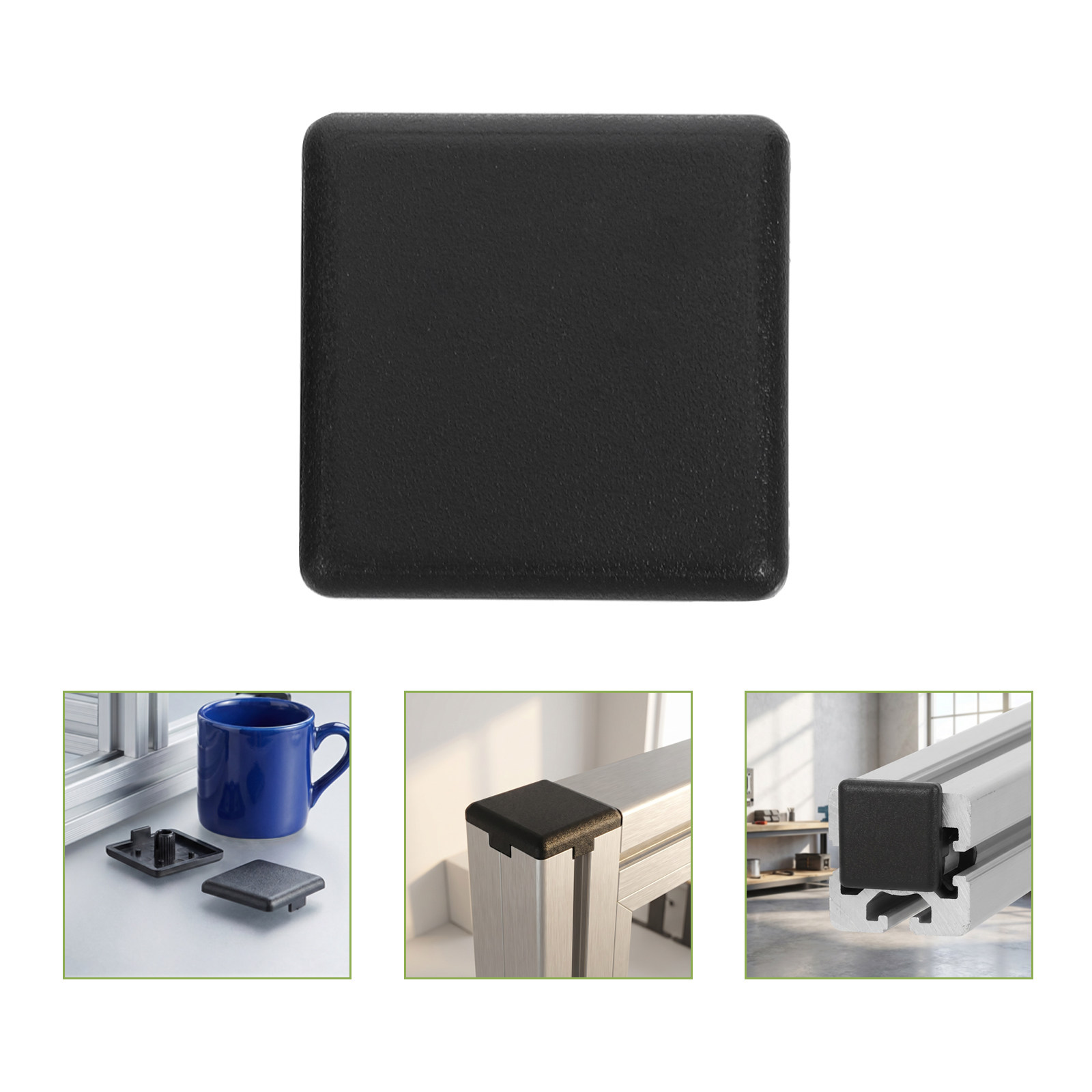 10Pcs Black Plastic European A - Aluminium Extrusion recension och pris