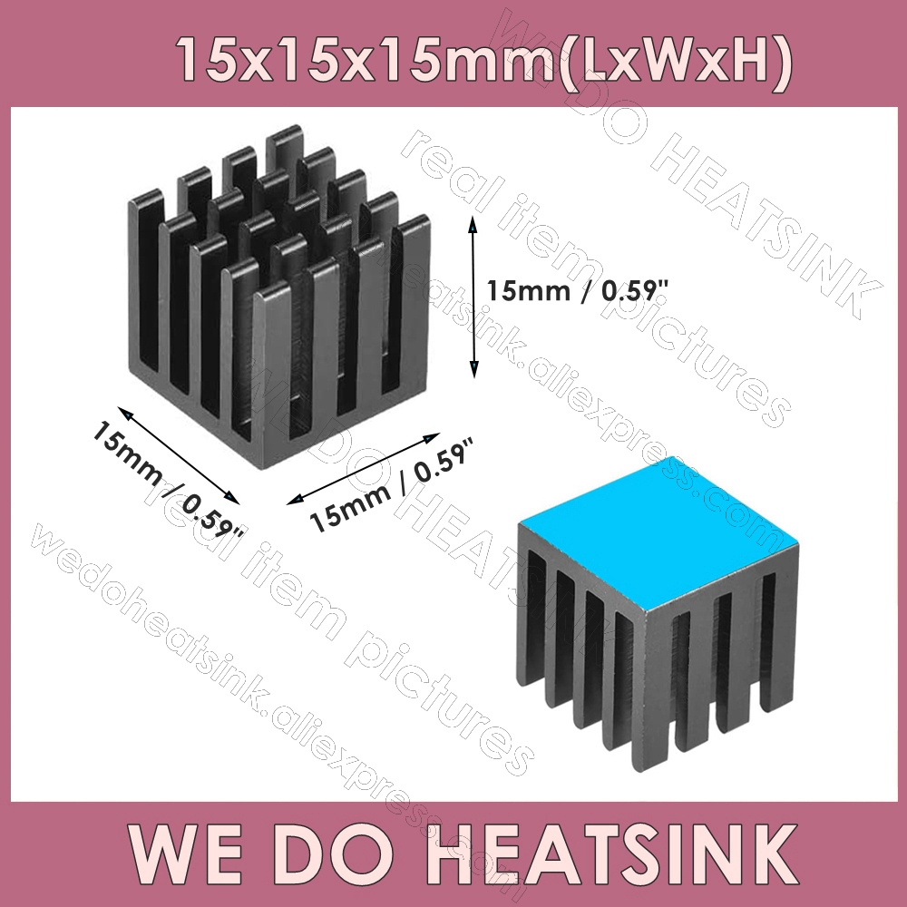 Aluminum Heatsink 15x15x15mm / - Aluminium Extrusion recension och pris