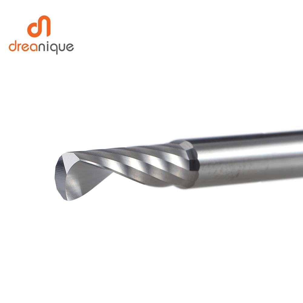 1pc AAAAA Single Flute Spiral  - End Mill Set recension och pris