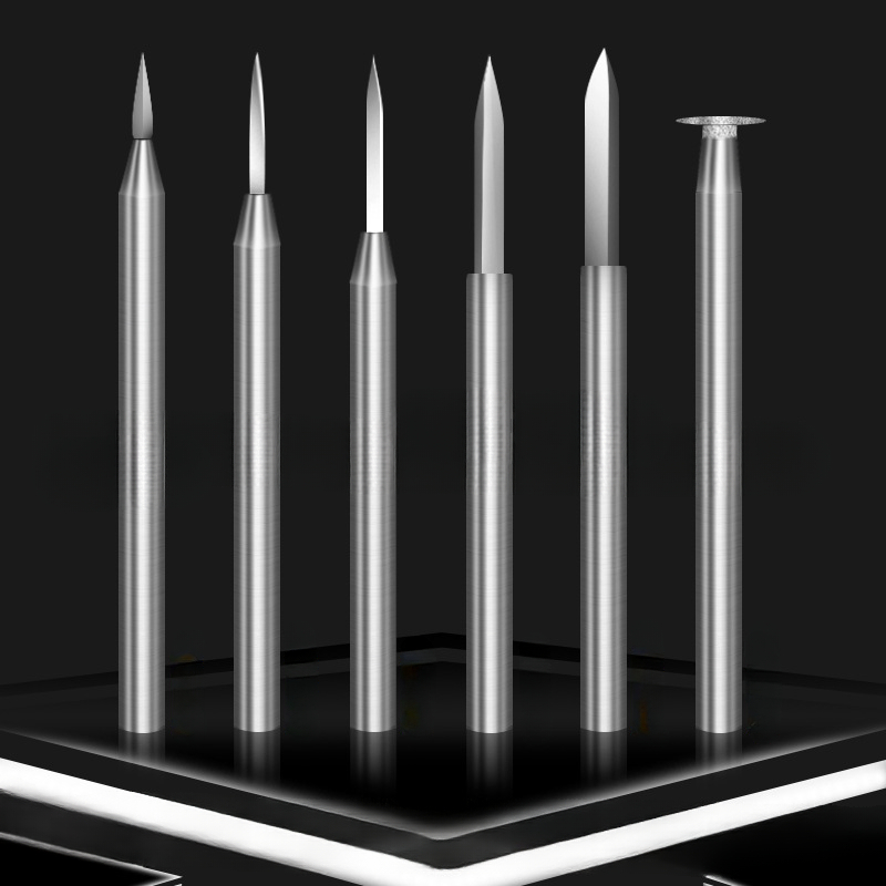 6pc High-spe Steel Engraving C - End Mill Set recension och pris