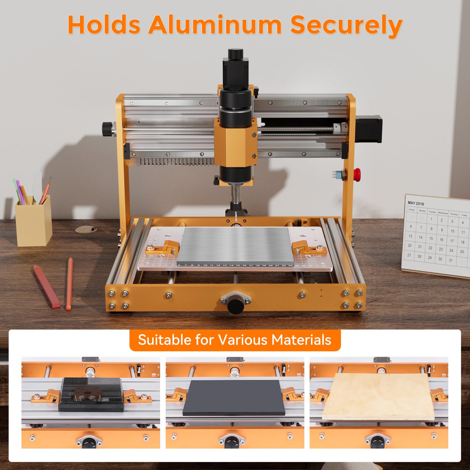 CNC Side Fixed T-Track & Perfo - 3018 Aluminium Cnc recension och pris