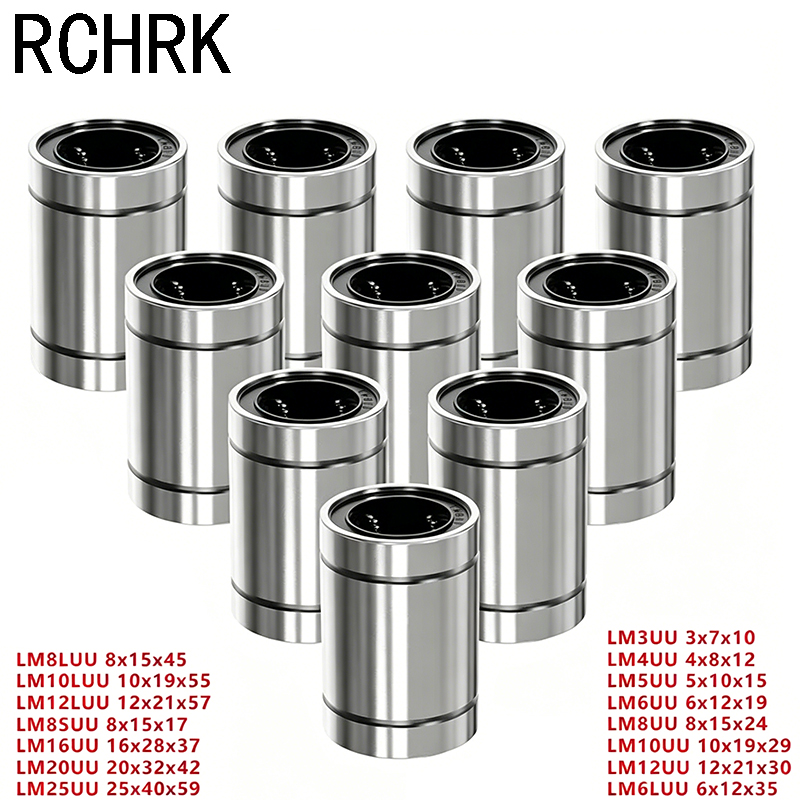 4/10PCS LM8UU LM10UU LM16UU LM - Lm8Uu Bearing recension och pris