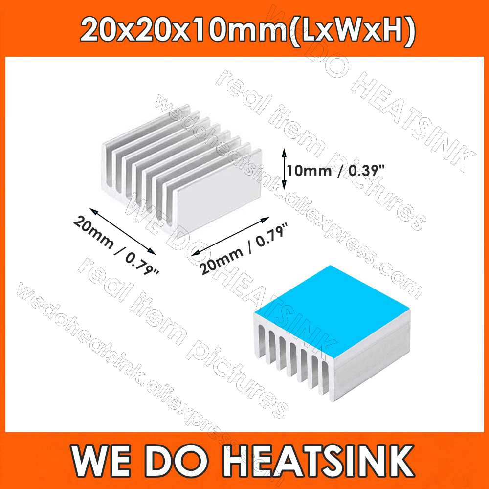 20x20x10mm Silver Square Therm - Aluminium Extrusion recension och pris