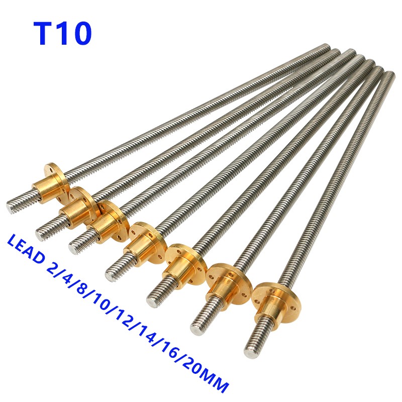 304 stainless steel T10 10mm L - Lead Screw 8Mm recension och pris