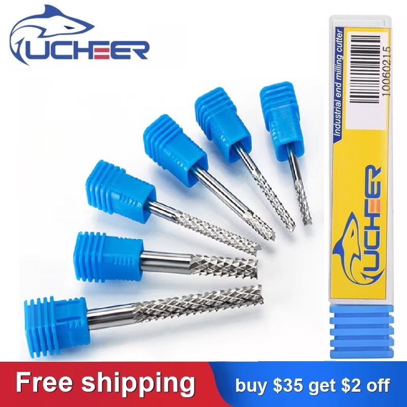 UCHEER Carbide Corn End Mill 3 - End Mill Set recension och pris