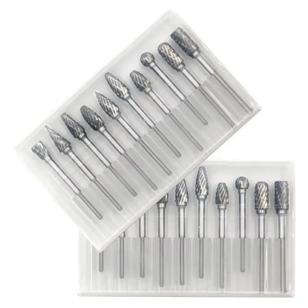 10PCS Carbide Rotary Burr Set  - Carbide End Mill recension och pris