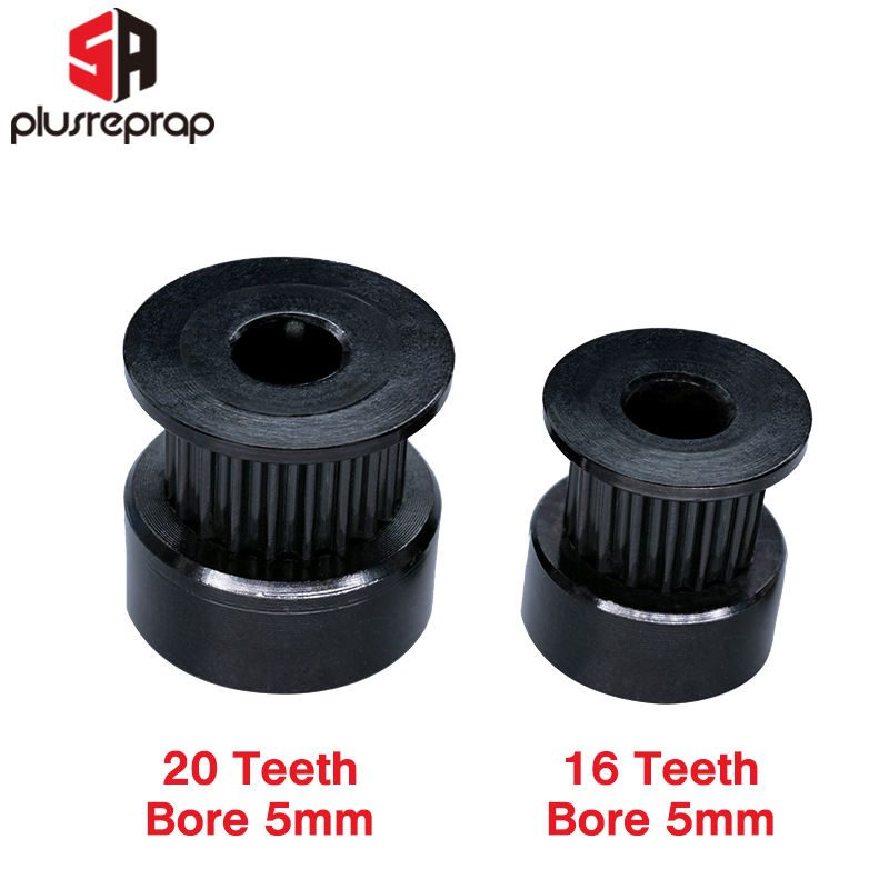 2/5 PCS GT2 16/20 Teeth Black  - Gt2 Pulley recension och pris
