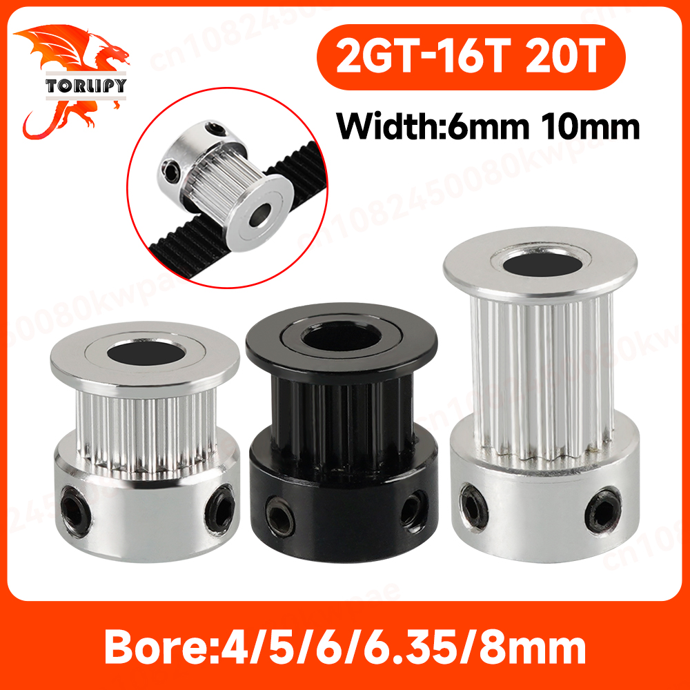 1/5/10pcs GT2 20Teeth 16 Teeth - Gt2 Pulley recension och pris