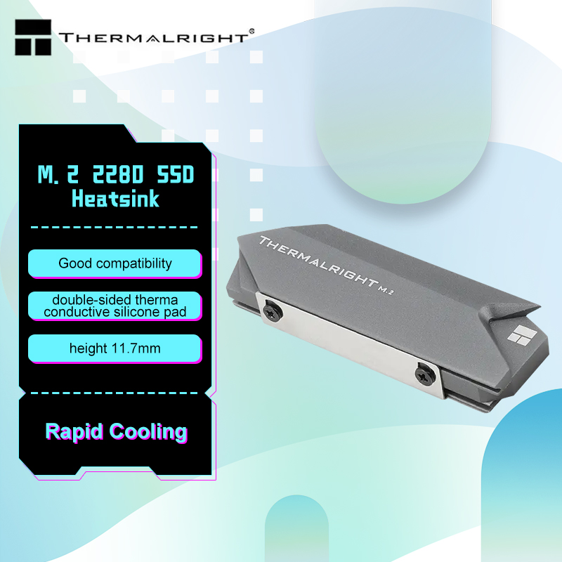 Thermalright M.2 2280 PRO ARGB - Aluminium Extrusion recension och pris