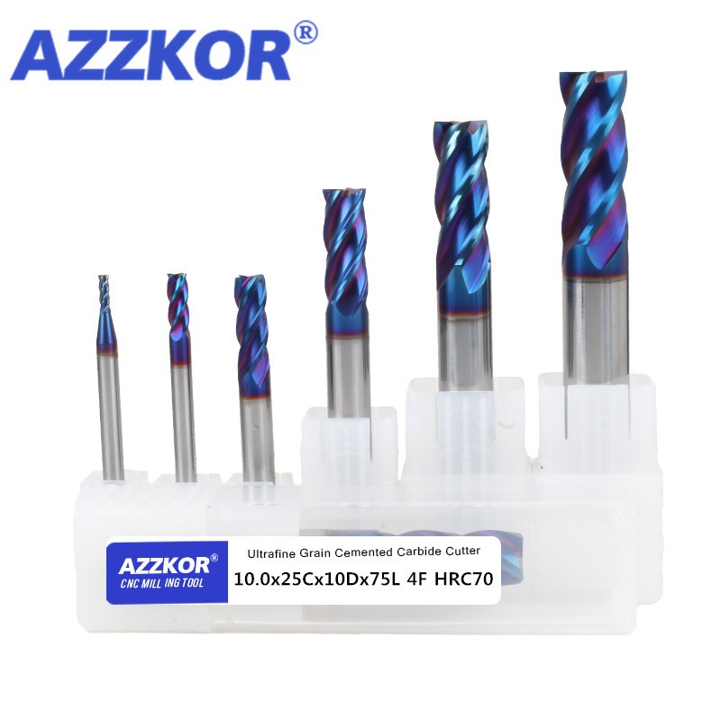 HRC70 4F Milling Cutter Alloy  - End Mill Set recension och pris